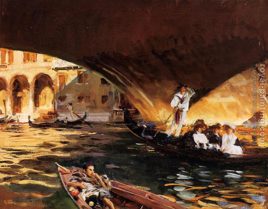 John Singer Sargent : The Rialto,Grand Canal John Singer Sargent : The Rialto,Grand Canal